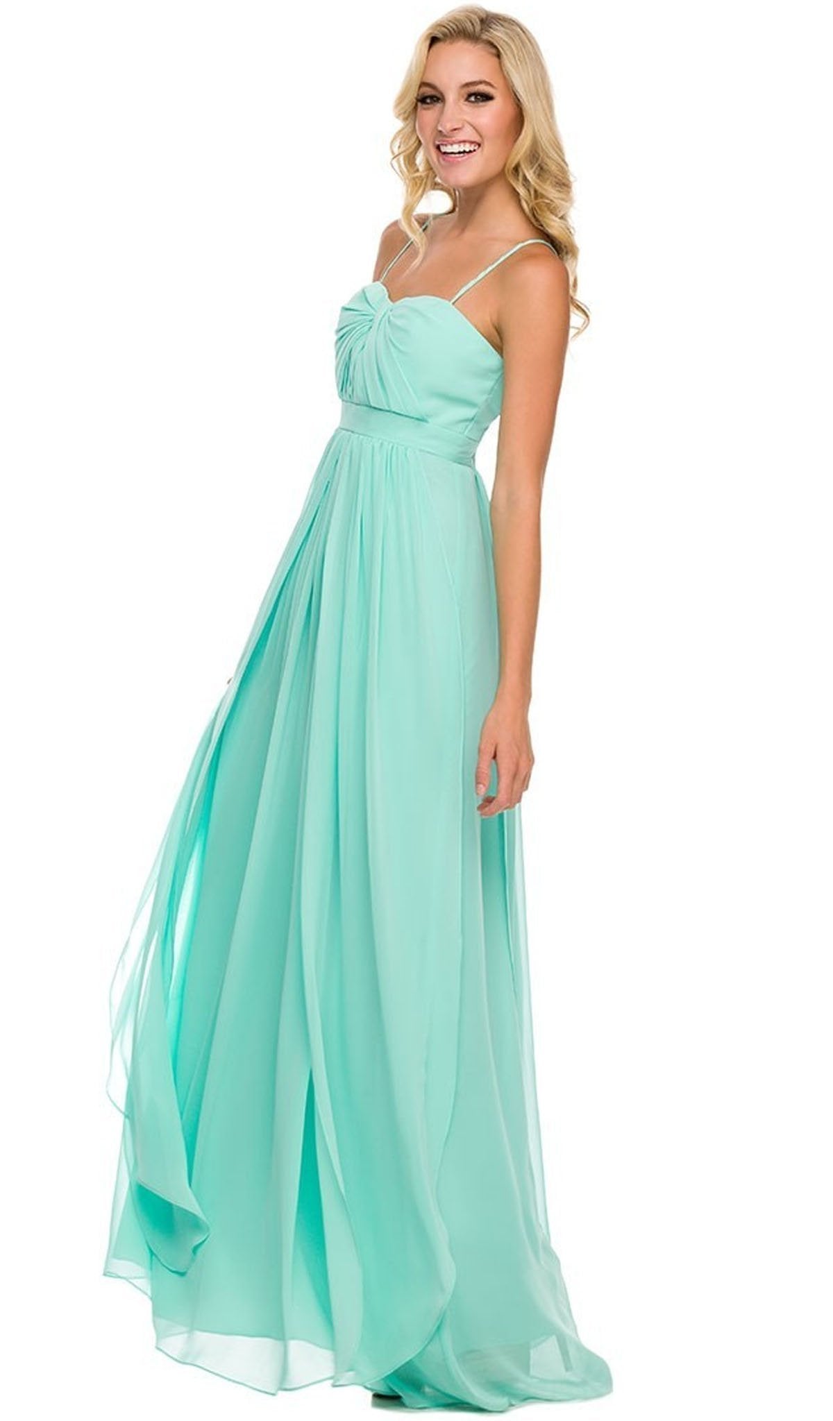 Nox Anabel - 7124 Pleated Sweetheart A-line Long Formal Gown