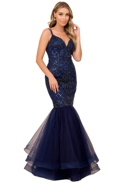 Sleeveless Spaghetti Strap Floor Length Mermaid Back Zipper Lace-Up Open-Back Pleated Fitted Beaded Tiered Plunging Neck Sweetheart Natural Waistline Dress