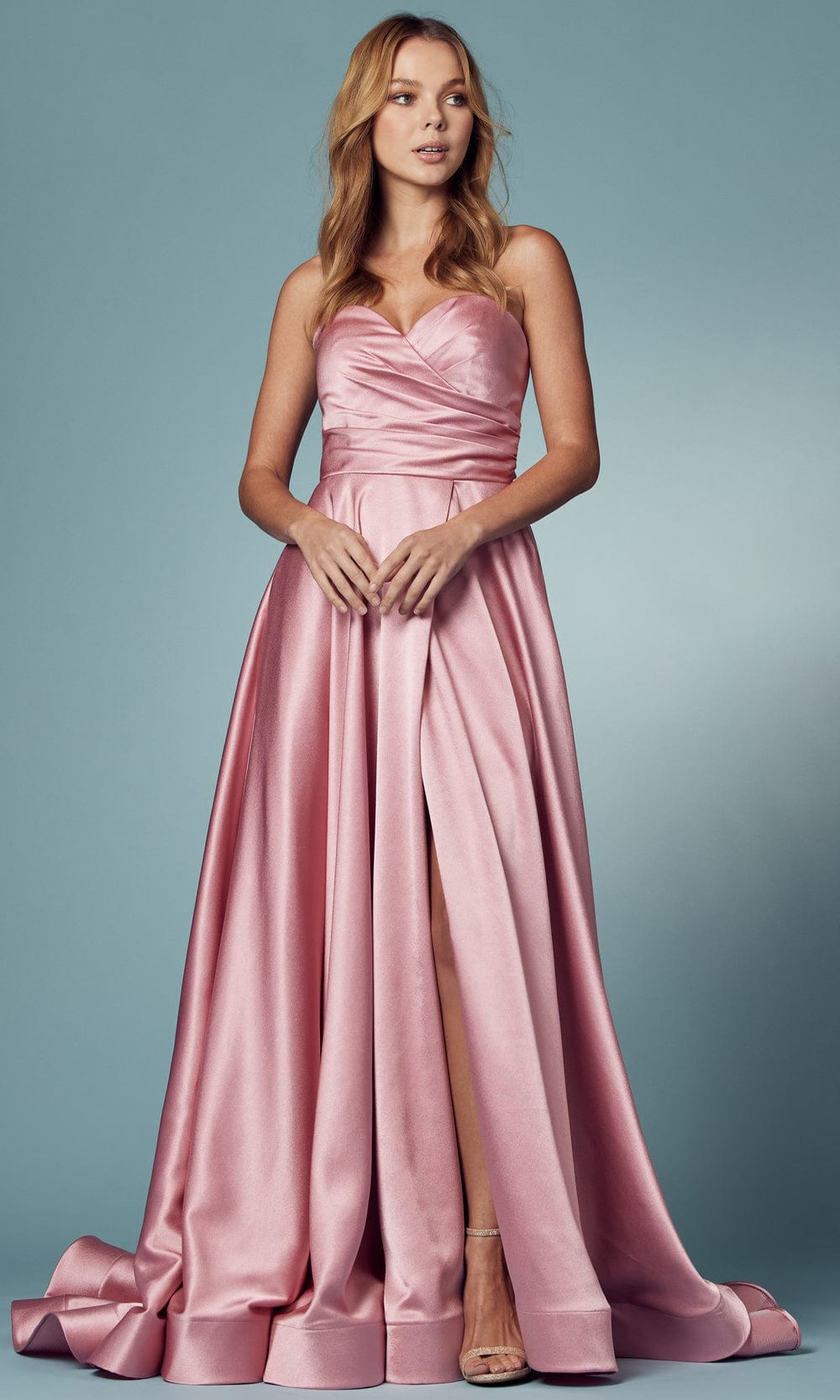 Nox Anabel R1036 - Strapless Sweetheart Evening Gown
