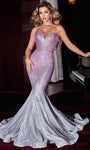 Strapless Natural Waistline Fitted Beaded Sequined Back Zipper Sweetheart Mermaid Party Dress with a Brush/Sweep Train
