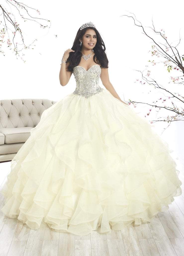 Quinceanera Collection - 26870 Crystal Sweetheart Corset Ballgown
