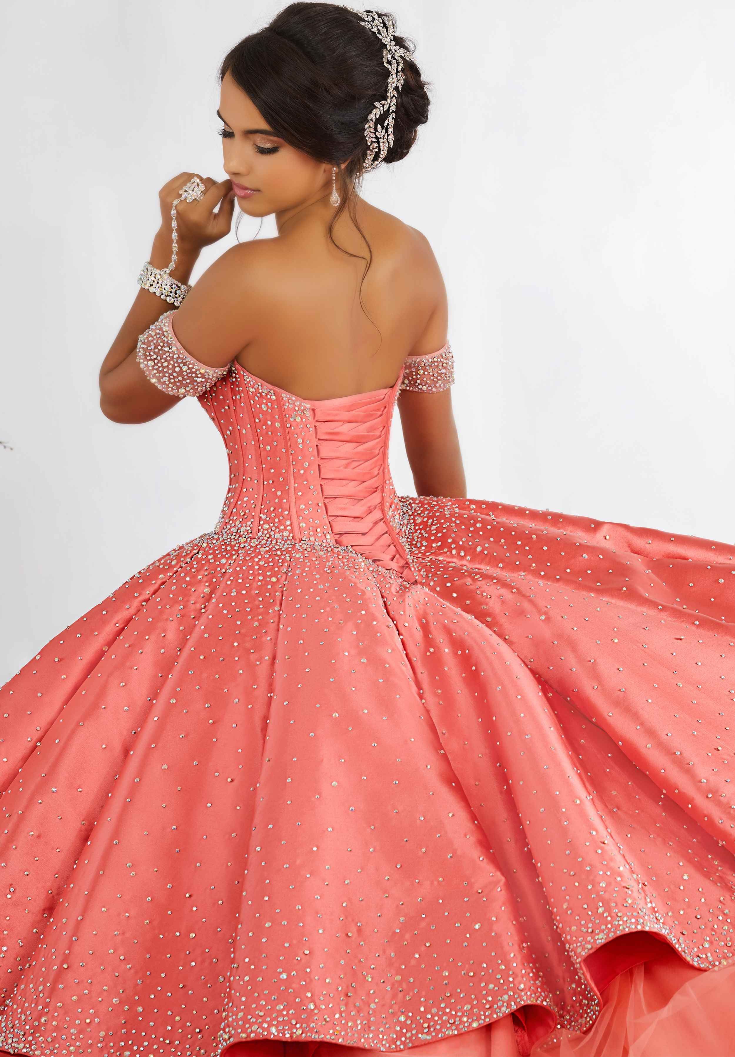 Quinceanera Collection - 26887 High Low Gown with Removable Skirt
