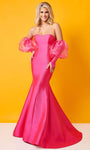 Strapless Sweetheart Mermaid Prom Dress with a Brush/Sweep Train by Rachel Allan