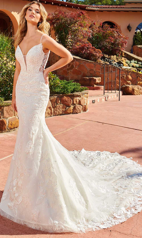Rachel Allan RB3166 - Sleeveless Lace Applique Bridal Gown in 2023