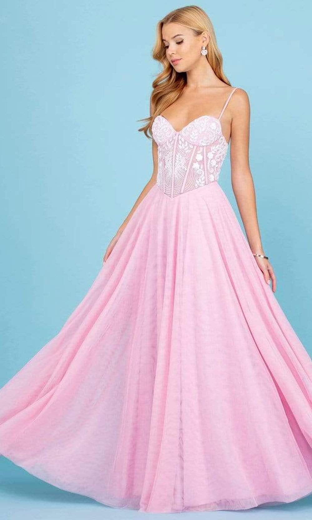 SCALA - 60293 Beaded Sweetheart A-Line Gown

