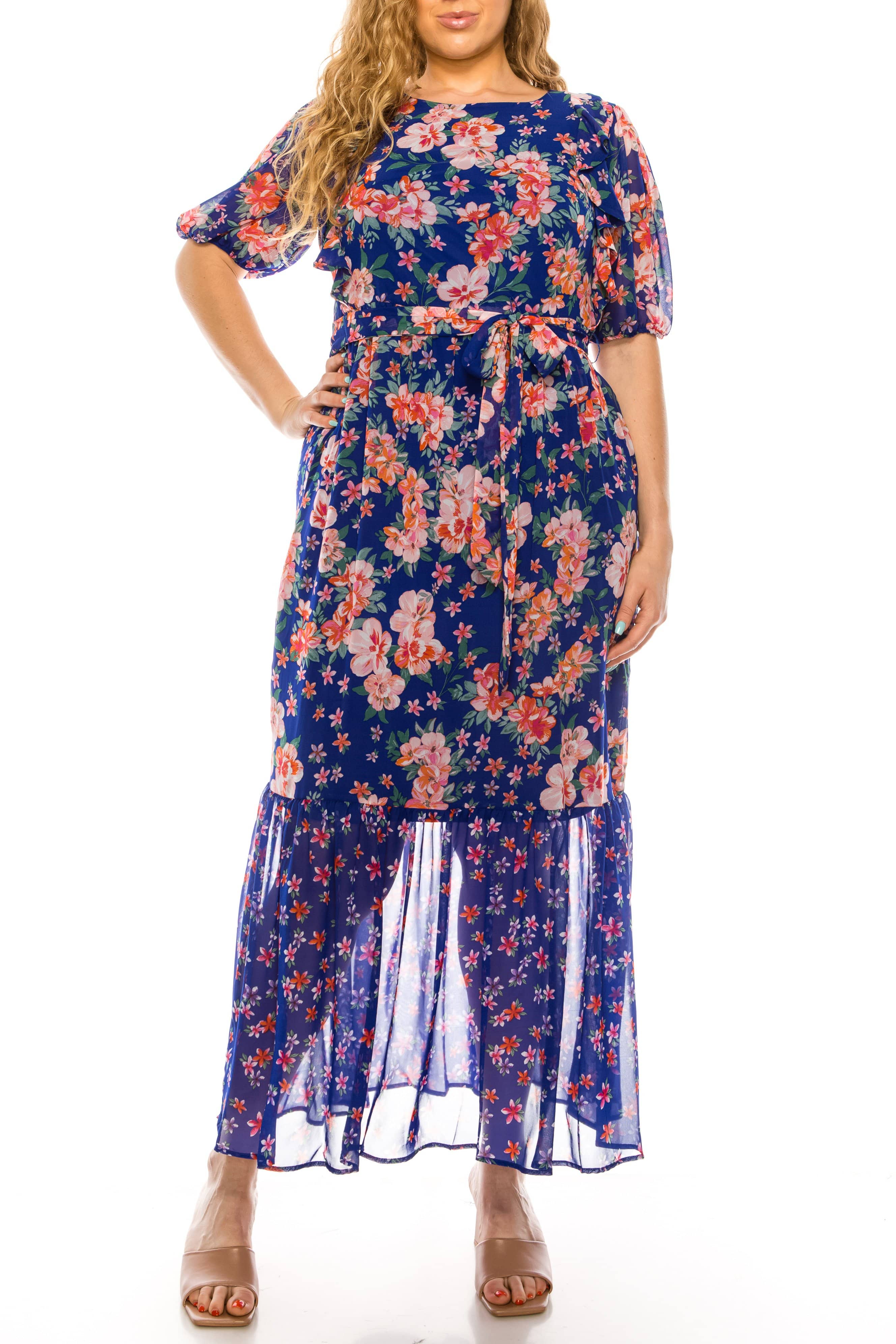 Shelby & Palmer - M602 Bateau A-Line Long Dress
