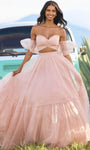 A-line Sweetheart Flowy Natural Waistline Floor Length Summer Party Dress with a Brush/Sweep Train