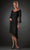 Soulmates C703 - Asymmetrical Dress Wedding Guest Black / S