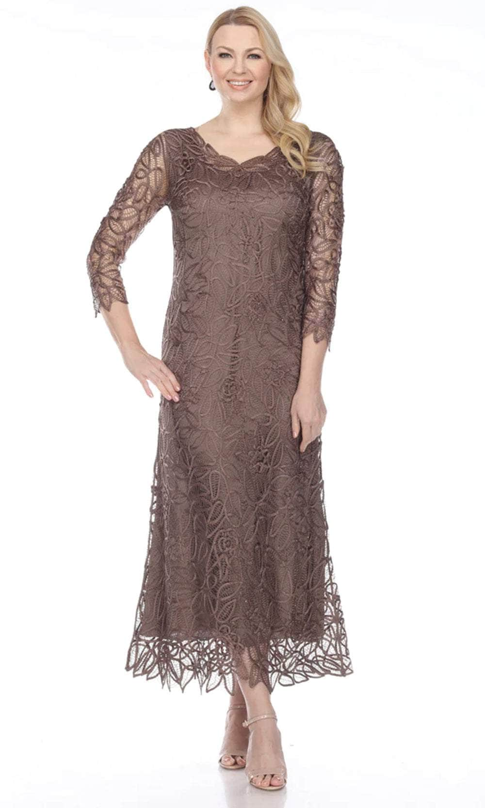 Soulmates C904 - V-Neck One Piece Mother Of The Bride Dress
