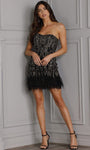 Strapless 2012 Tulle Sheath Sweetheart Short Beaded Open-Back Back Zipper Natural Waistline Sheath Dress