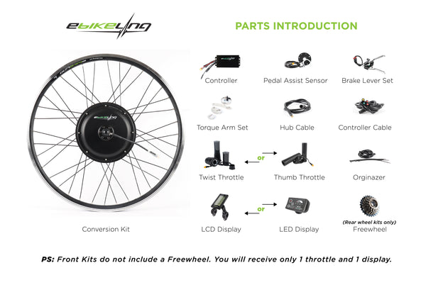 500w ebike kit