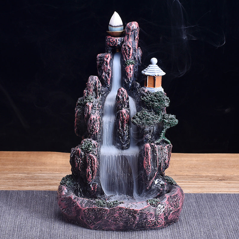 large incense waterfall burner