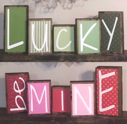 MTO / Be Mine-Lucky {REVERSIBLE} Blocks