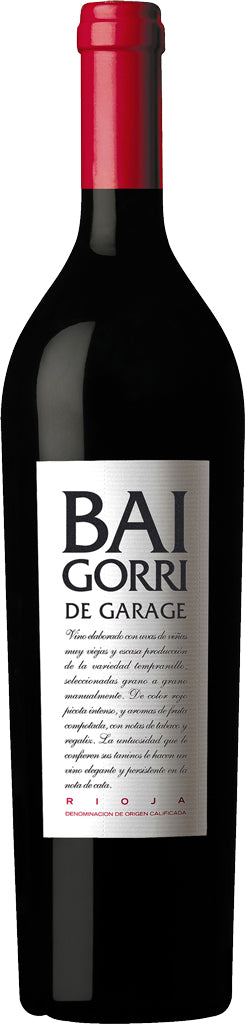 Baigorri de Garage Tempranillo 2015 750ml – Mission Wine & Spirits