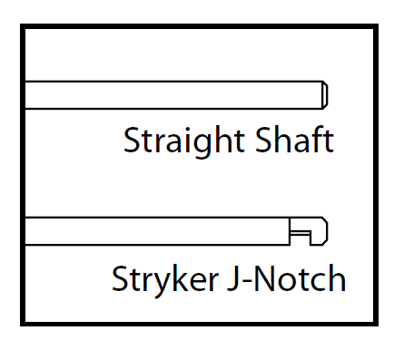 Straight shaft vs Stryker J-Notch