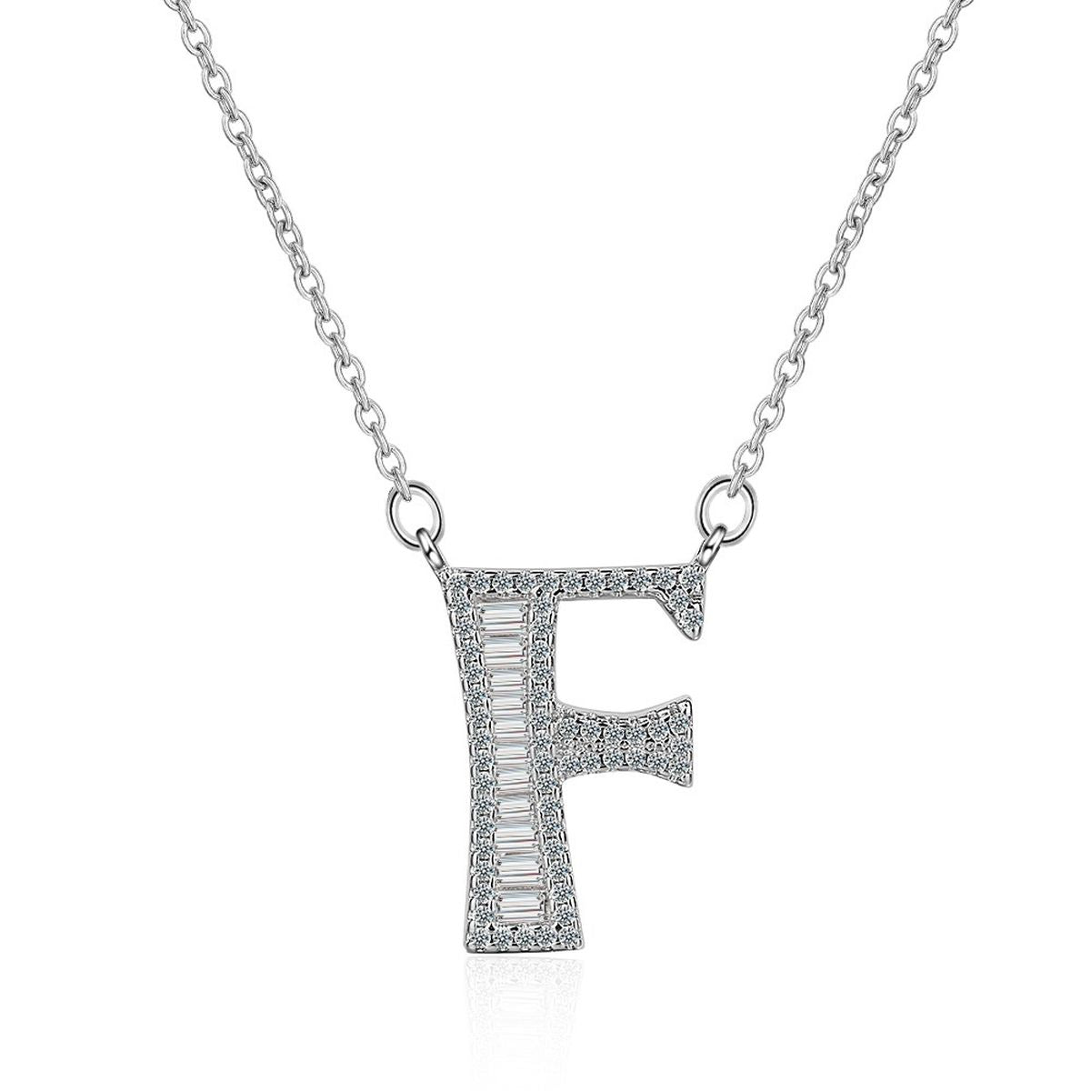 Preorder on 9820829656-diamond studded initial necklace