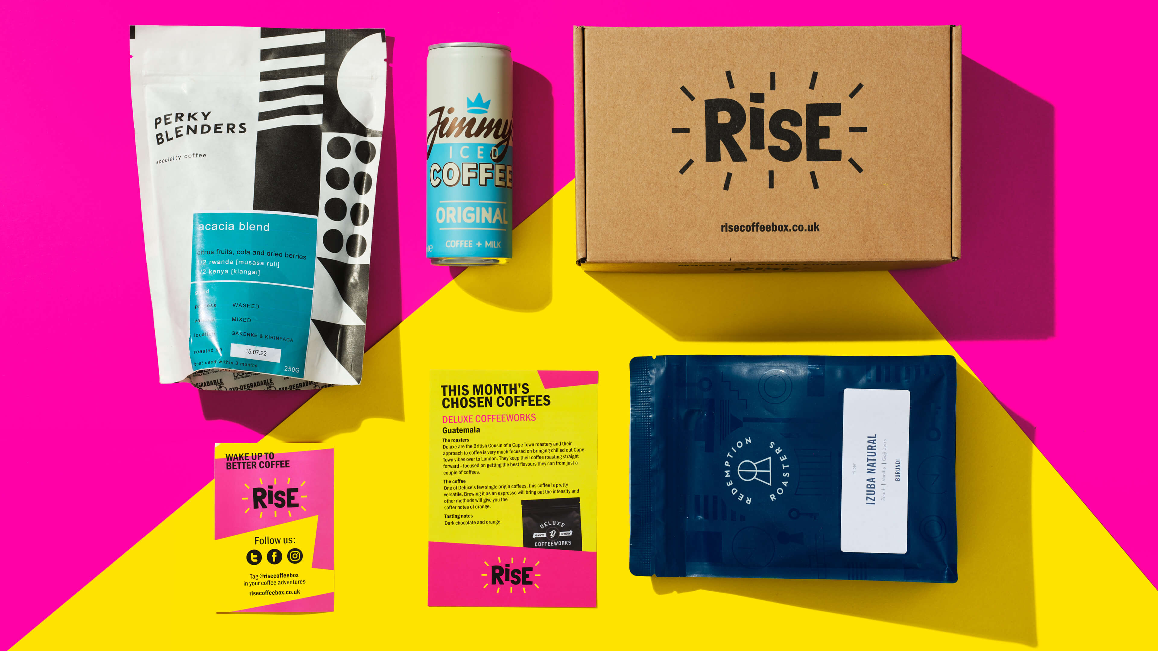 Rise coffee subscription box