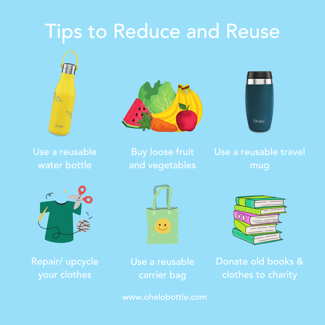 Ohelo tips on how to reduce and reuse