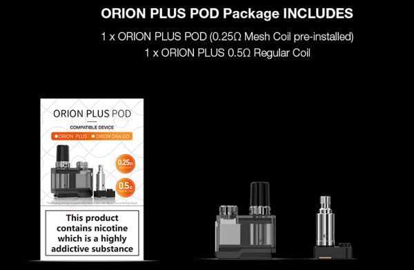 Lost Vape Orion Plus Refillable Pod 2ML