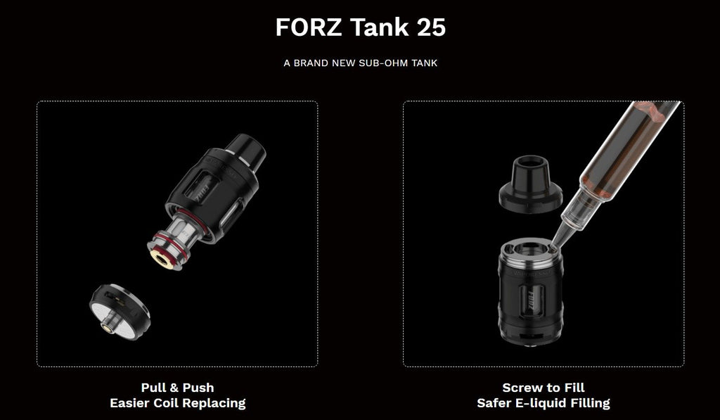 Vaporesso FORZ TX80 18650 80W Starter Kit With 4.5ML FORZ Tank 25
