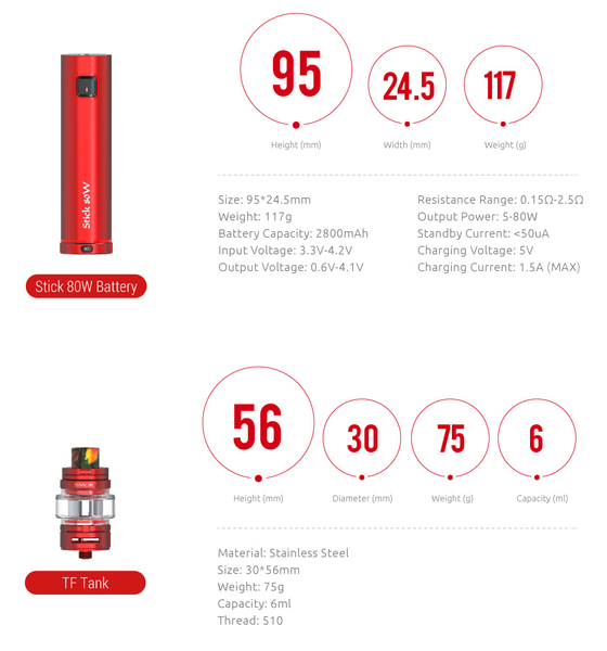 SMOK Stick 80W 2800mAh Starter Kit