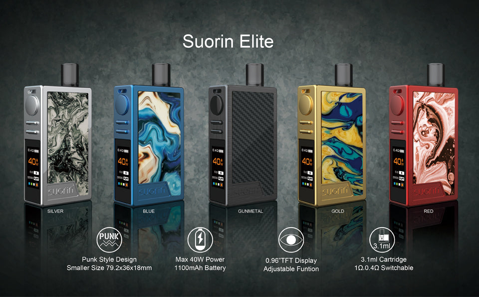 Suorin Elite 1100mAh Pod System Starter Kit