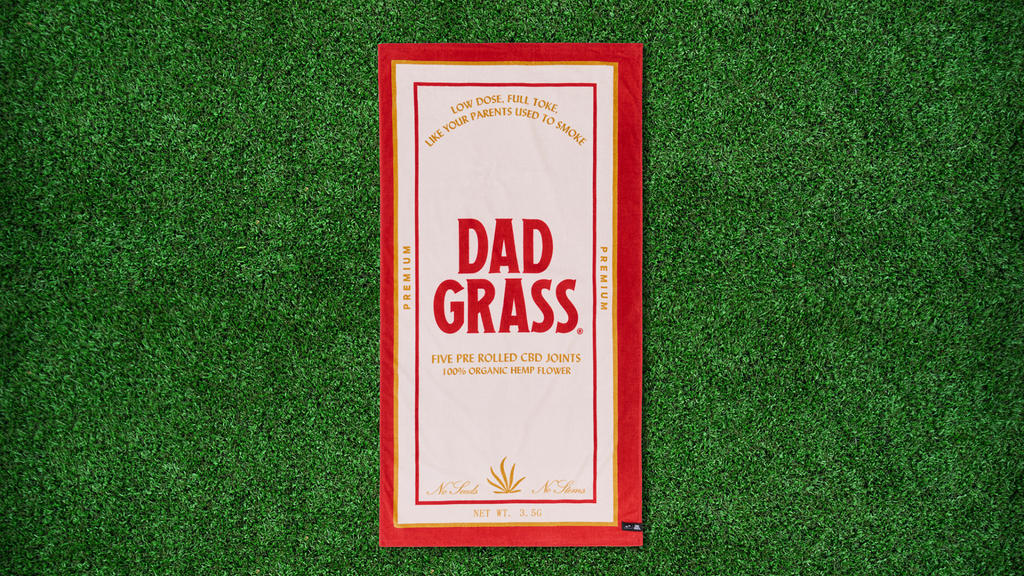 Dad grass-Dlowtide-Beach Towel