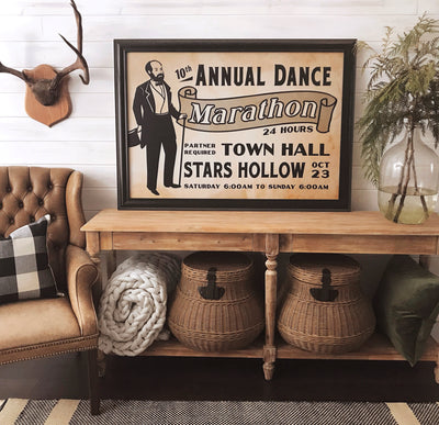 Stars Hollow Dance Marathon Poster - Heritage Series