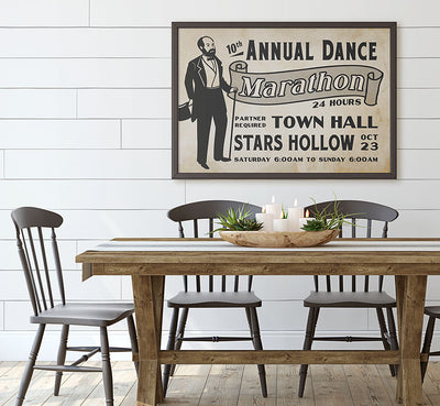 Stars Hollow Dance Marathon Poster - Heritage Series