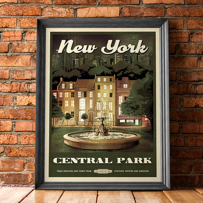 "I'll Be There For You" New York Fountain Poster