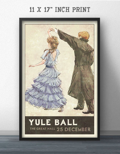 Yule Ball Poster (Blue Dress)