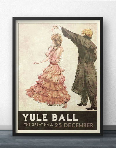 Yule Ball Poster (Pink Dress)