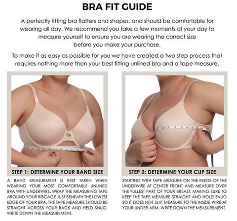 Bra Fitting Chart – You and Me Lingerie Boutique