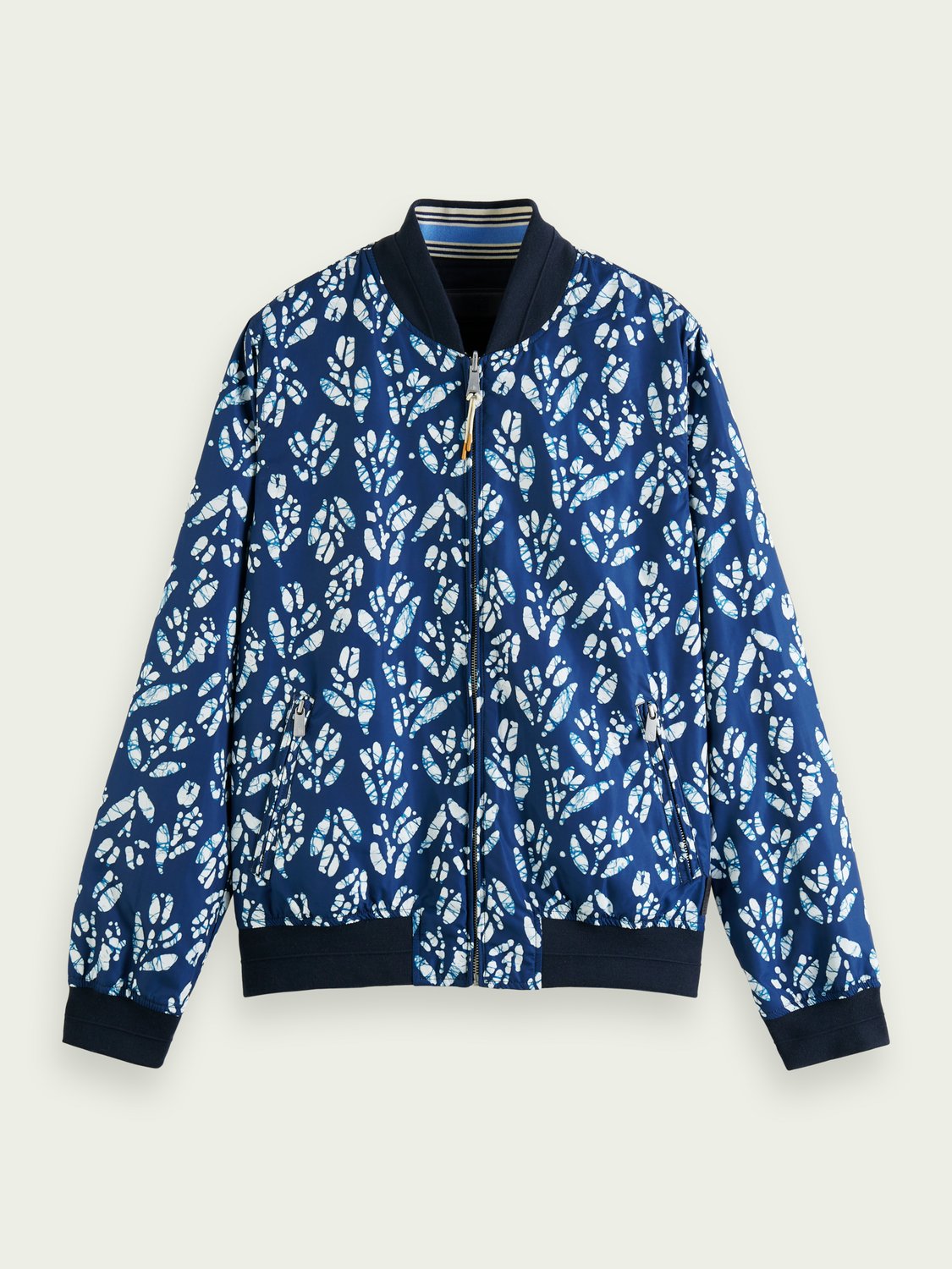 Scotch and Soda | Printed reversible bomber jacket in Combo D | Scotch ...