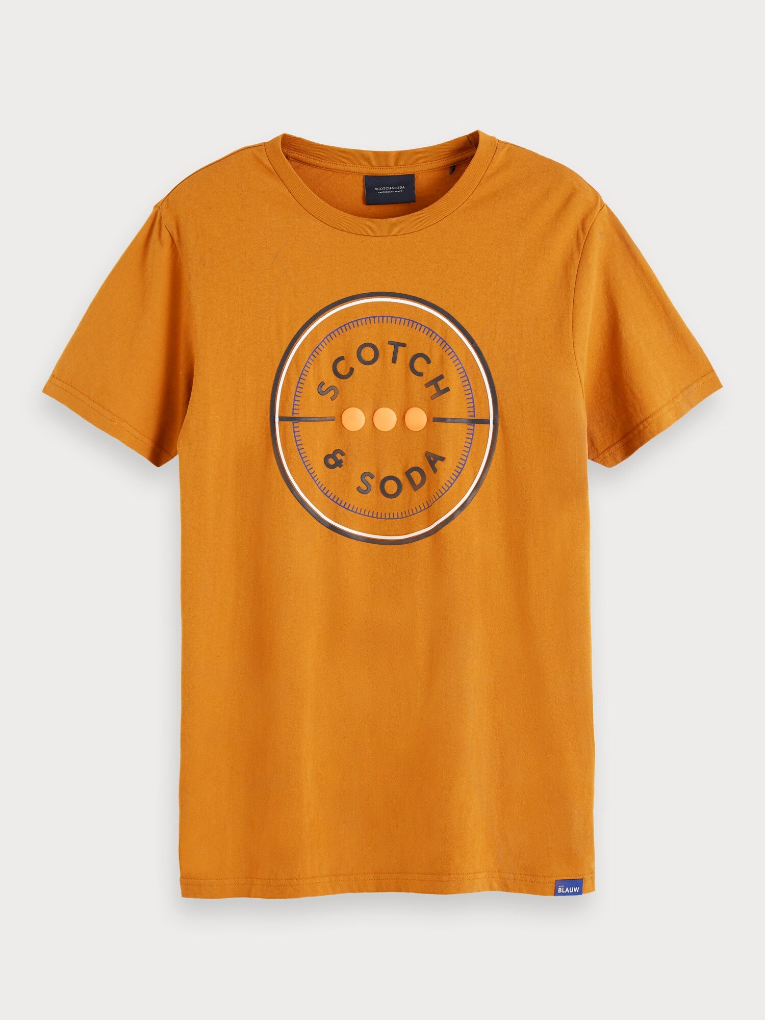 Scotch and Soda | Logo Artwork T-Shirt in Orange | Scotch Select