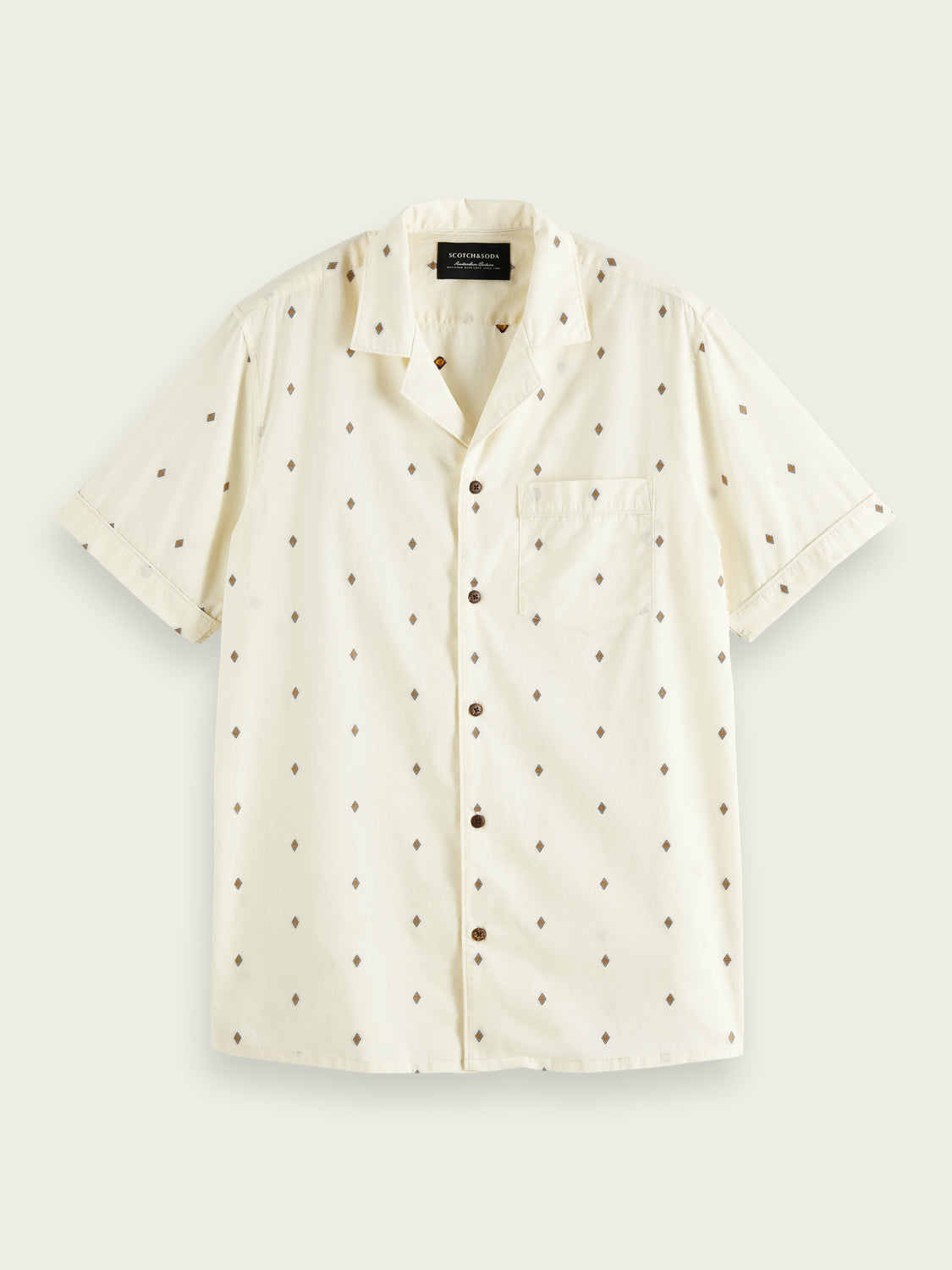 Scotch and Soda | Short-sleeved cotton shirt in Combo B | Scotch
