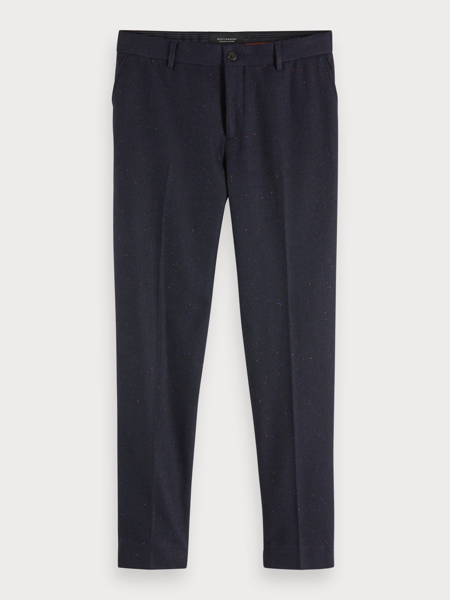 Buy Arrow Check Pattern Weave Wool Blend Trousers - NNNOW.com