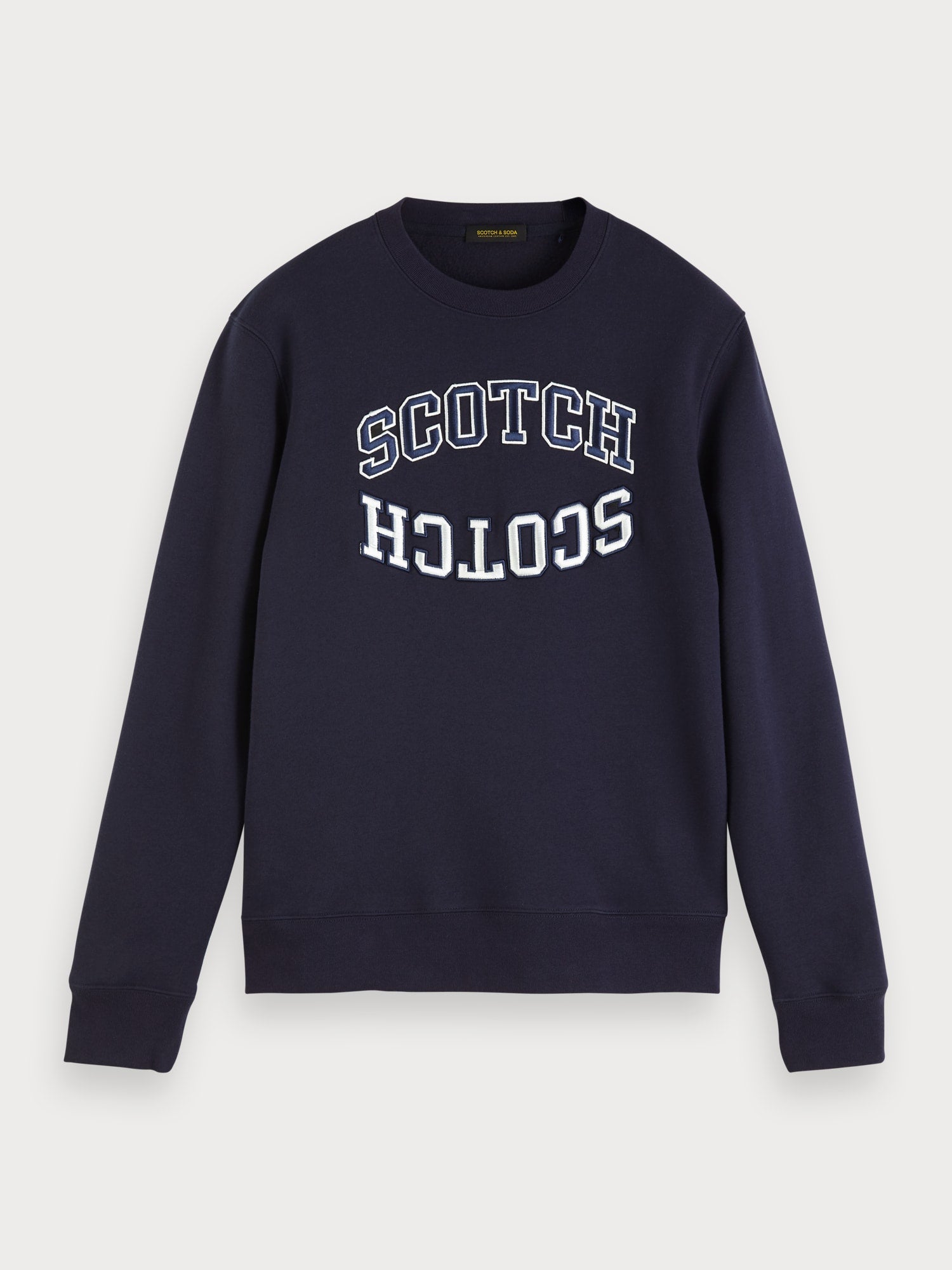 Scotch and Soda | Logo Sweatshirt in Blue | Scotch Select