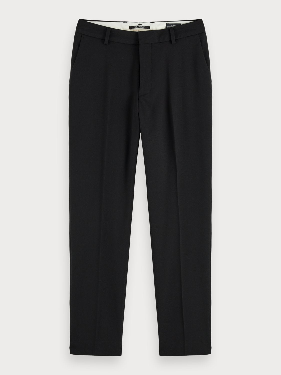 Scotch and Soda W | Lowry – Tailored slim fit pants in Black | Scotch ...