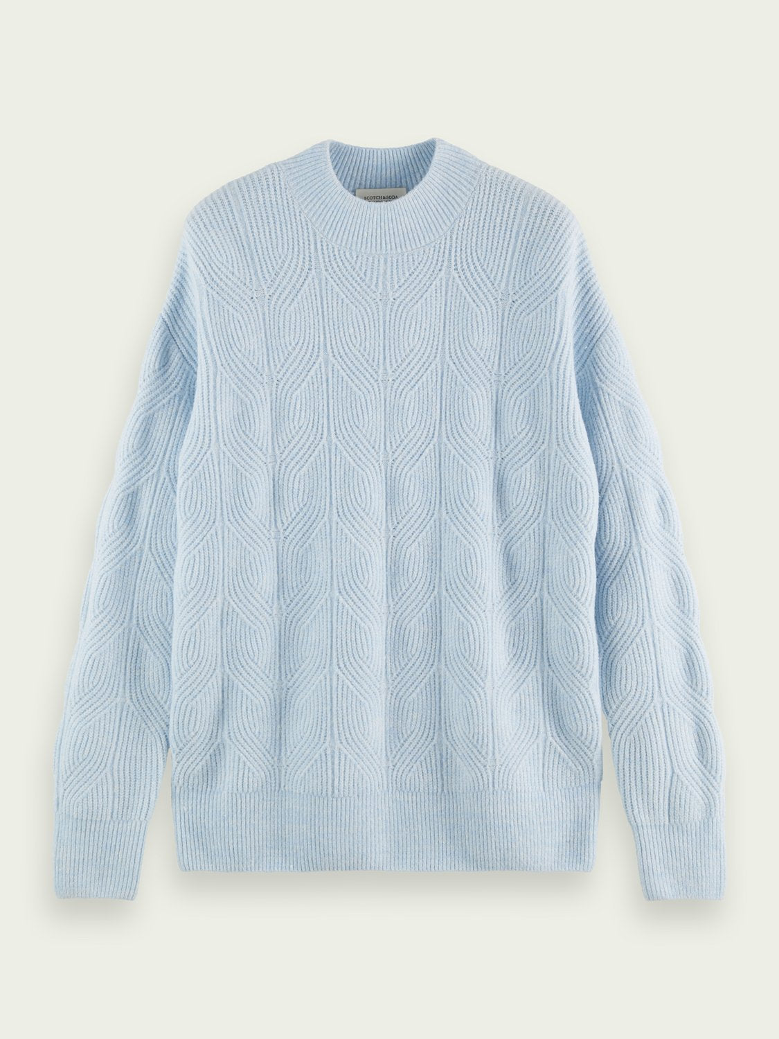 Glen Cable Knit Sweater - Whisky