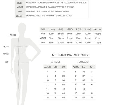 Sizing Chart