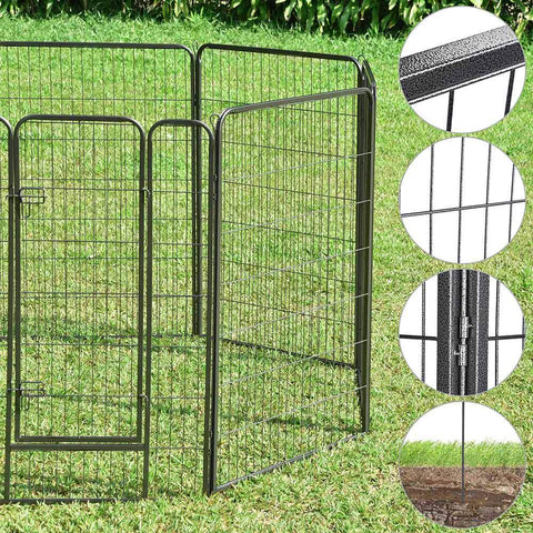 ZooPen - Heavy Duty 8 Panel Dog Playpen 48