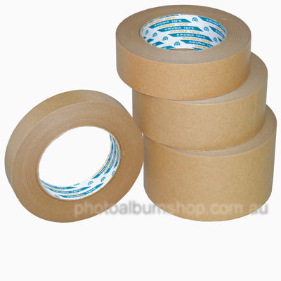 Kikusui 108H brown paper framing tapes (24, 36, 48 or 72mm x 50m), The  Photo Album Shop