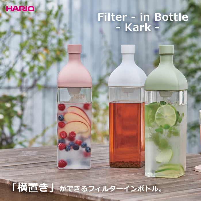 HARIO Japan-made square cold brewing filter bottle Kirk Bottle KAB-120-SG (1200ml)