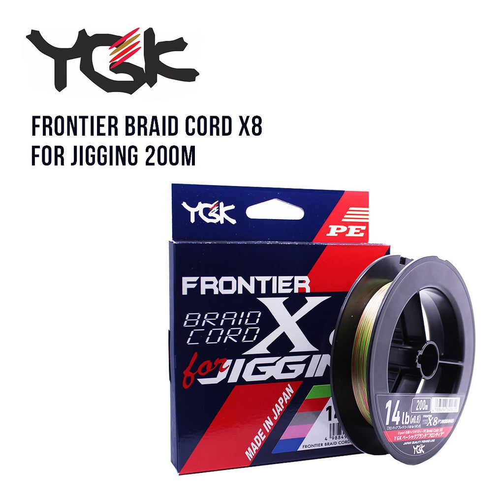 Braid Ygk Frontier Braid Cord X8 For Jigging 0m Bs Fishing