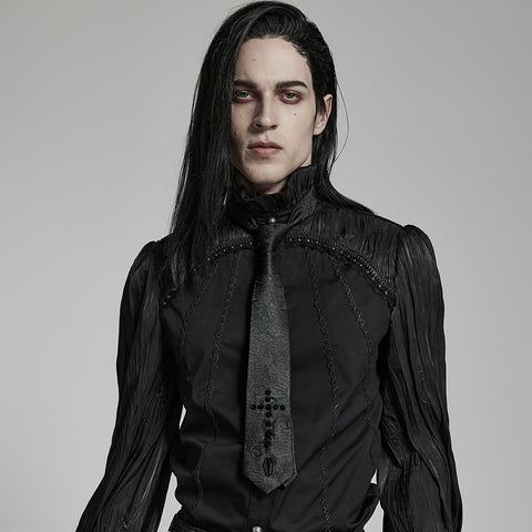 gothic men tie