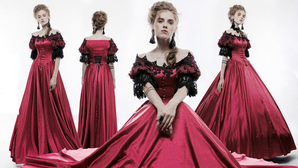Gothic Red Ball Gown