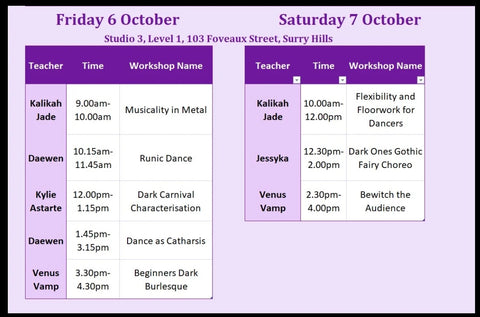 gothla australia timetable
