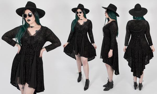 plus size gothic dress