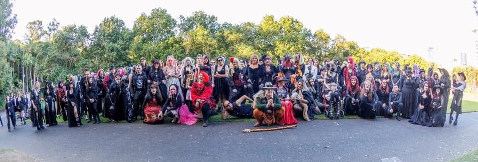 The Brisbane Gothic and Alternative Picnic 2023 group photo